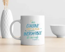 Mug personnalisé : Cousine la plus...