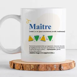 Mug personnalisé - Définition Maitresse/Maitre