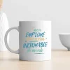 Mug personnalisé : Employé le plus...