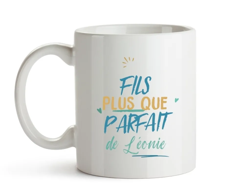 Mug personnalisé : Fils le plus...