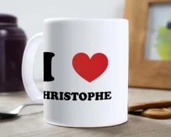 Mug personnalisé - I Love