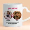 Mug personnalisé - It's a match
