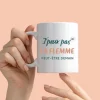 Mug personnalisé - J'peux pas j'ai