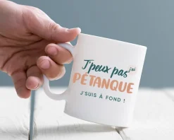 Mug personnalisé - J'peux pas j'ai pétanque
