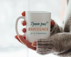 Mug personnalisé - J'peux pas j'ai bricolage