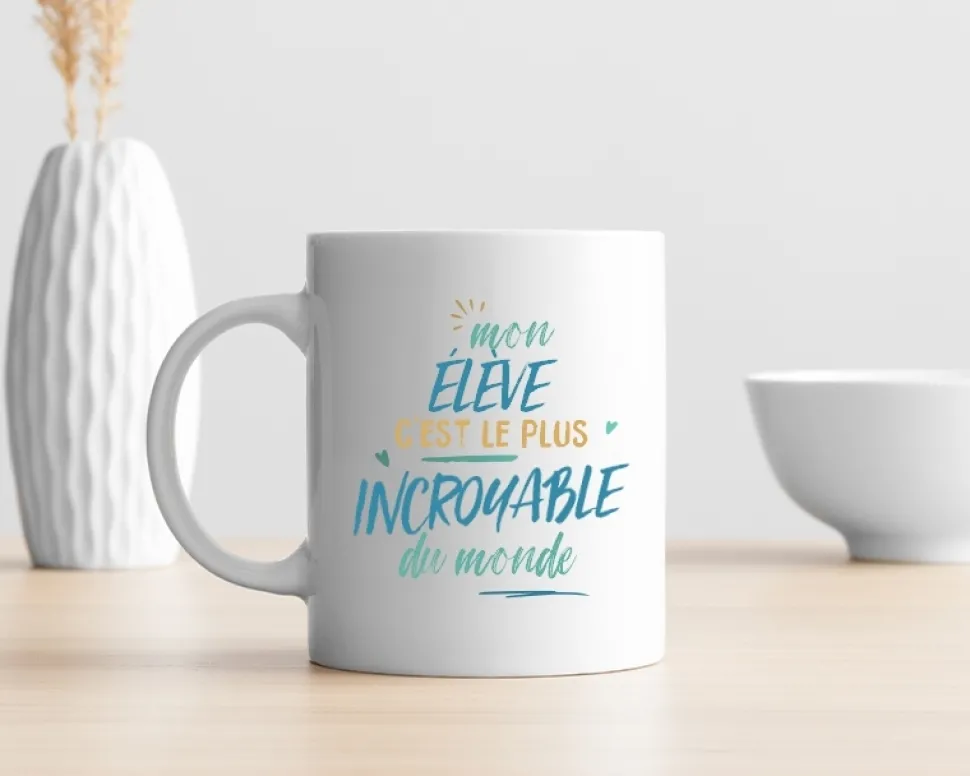 Mug personnalisé : Élève le plus...