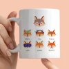Mug personnalisé - Mamie Renard et sa meute