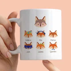 Mug personnalisé - Mamie Renard et sa meute