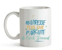 Mug personnalisé : Maîtresse la plus...