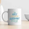 Mug personnalisé : Nièce la plus...