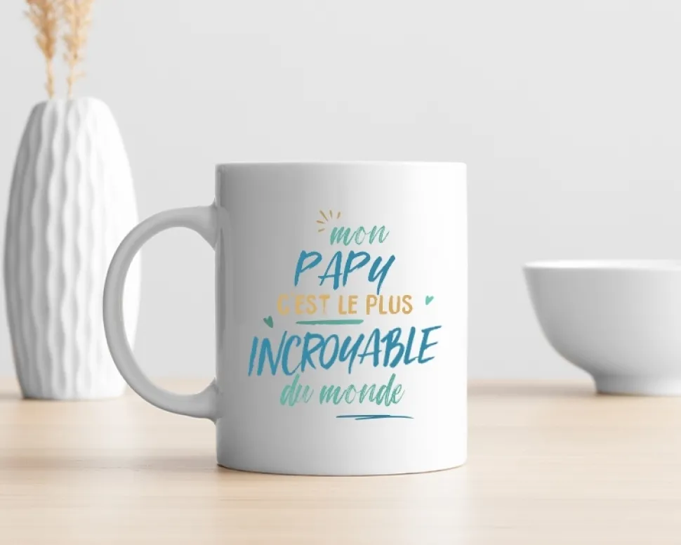 Mug personnalisé : Papy le plus...