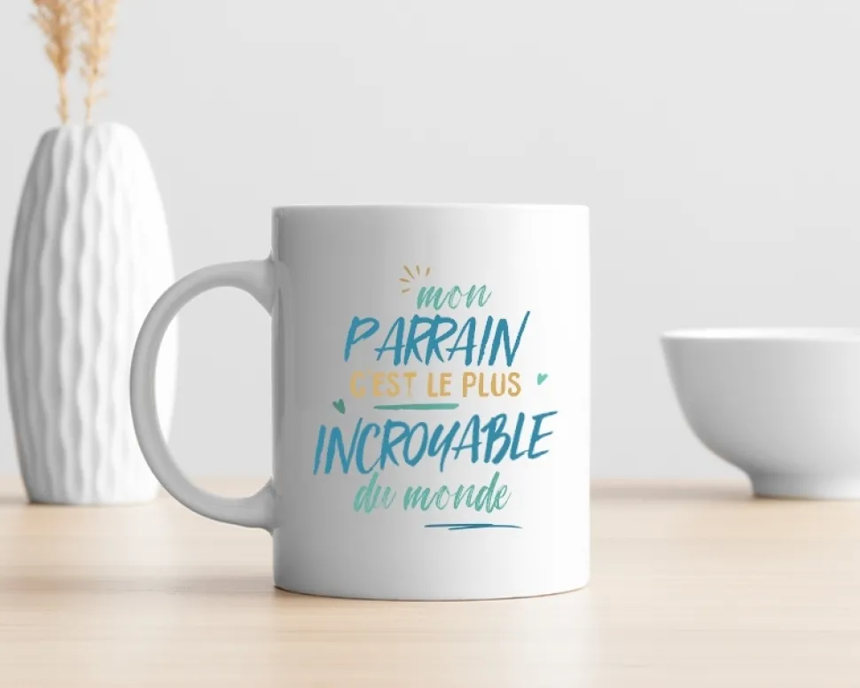 Mug personnalisé : Parrain le plus...