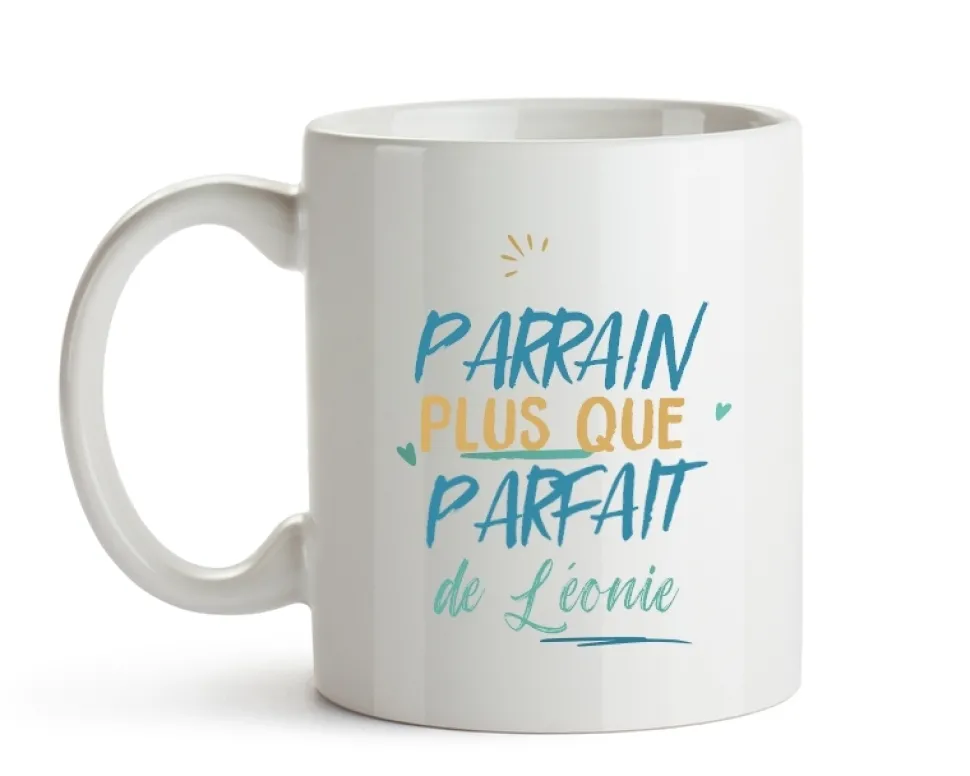 Mug personnalisé : Parrain le plus...