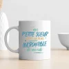 Mug personnalisé : Petite soeur la plus...