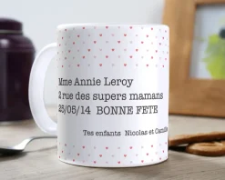 Mug personnalisé - Photo et Message