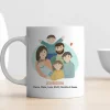 Mug personnalisé - Portrait de Famille
