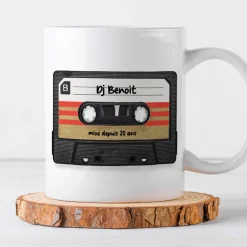 Mug personnalisé - Retro K7 audio