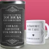 Mug personnalisé avec boîte à thé - Message