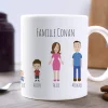 Mug personnalisé famille - Family Circus