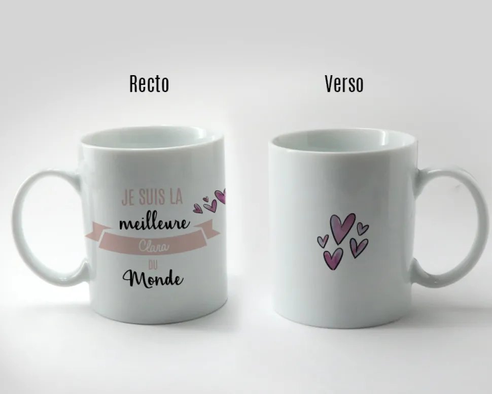 Mug personnalisé femme - Meilleure du monde
