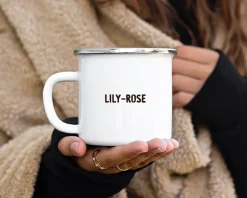 Mug personnalisé émaillé - Message