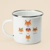 Mug personnalisé émaillé - Papa Renard et sa meute