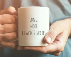 Mug personnalisé message