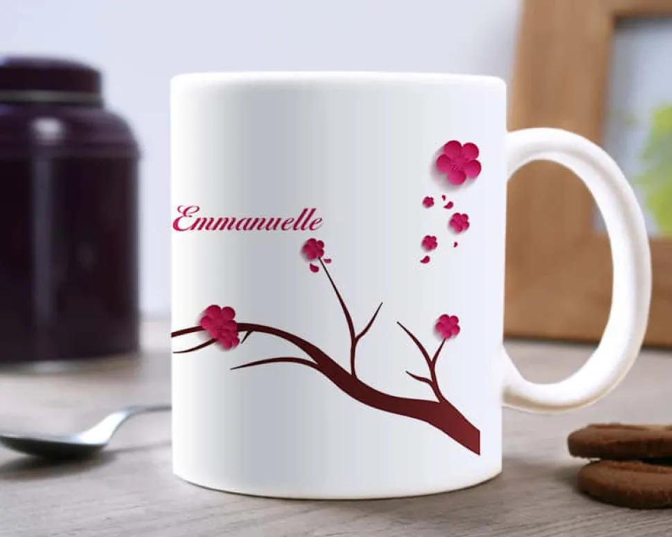Mug personnalisé message - Printemps