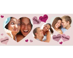 Mug personnalisé photo - Coeurs