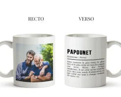 Mug personnalisé photo - Définition Papa
