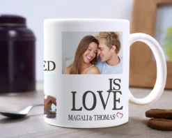 Mug personnalisé photo - Message d'amour