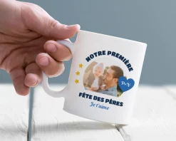 Mug personnalisé photo - Première Fête des Pères