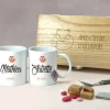 Mugs personnalisés avec boîte à thé - Prénoms Couple