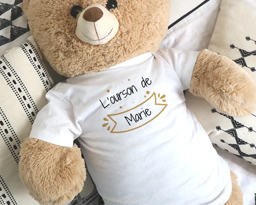 Ours Géant Personnalisable - Prénom