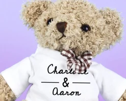 Ourson en peluche personnalisable - Jour de rencontre