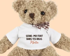 Ourson en peluche personnalisable - Message