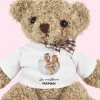 Ourson en peluche personnalisable - Photo et message