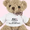 Ourson en peluche personnalisable - Remerciements