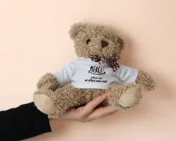 Ourson en peluche personnalisable - Remerciements
