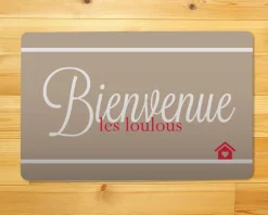 Paillasson personnalisé - Bienvenue