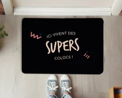 Paillasson personnalisé - Ici vivent des ...