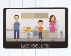 Paillasson personnalisé Cuisine - Family Circus