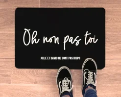 Paillasson personnalisé Message