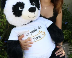 Panda Géant Personnalisable - Prénom