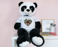 Panda Géant Personnalisable - Coeur Photo
