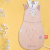Peluche Musicale Brodée Personnalisable - Daim corail