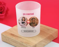 Photophore personnalisé - It's a match