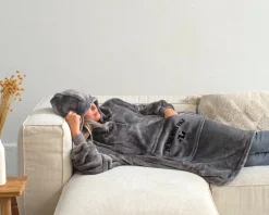 Plaid à capuche personnalisé - Panda