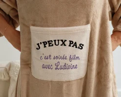 Plaid à manches personnalisé - J'peux pas