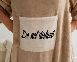 Plaid à manches personnalisé - Do not disturb